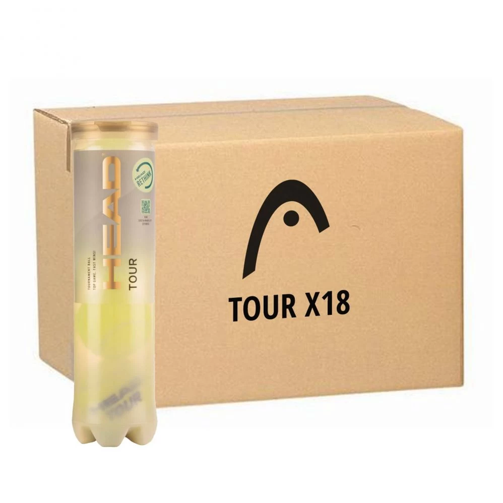 Carton 18 Tubes De 4 Balles Head Tour 3 Carton 18 Tubes De 4 Balles Head Tour