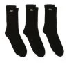 Chaussettes Lacoste Sport Noir (3 Paires) -Équipement De Tennis chaussettes lacoste sport noir 3 paires