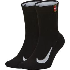 Chaussettes Nike Multiplier Cushioned Noir (2 Paires)