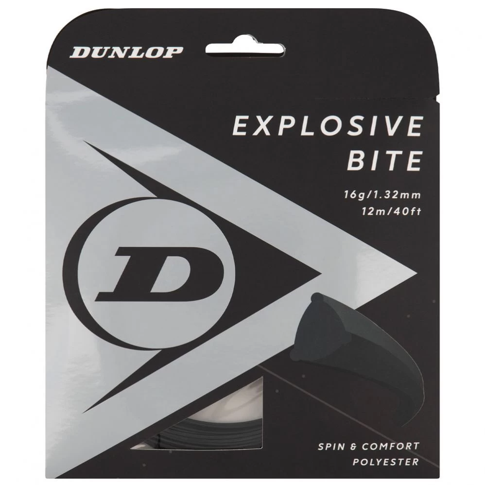 Cordage Dunlop Explosive Bite Noir 12m 3 Cordage Dunlop Explosive Bite Noir 12m