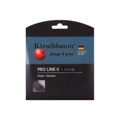 Cordage Kirschbaum Pro Line 2 Black 12m 5 Cordage Kirschbaum Pro Line 2 Black 12m -Équipement De Tennis cordage kirschbaum pro line 2 black 12m 1