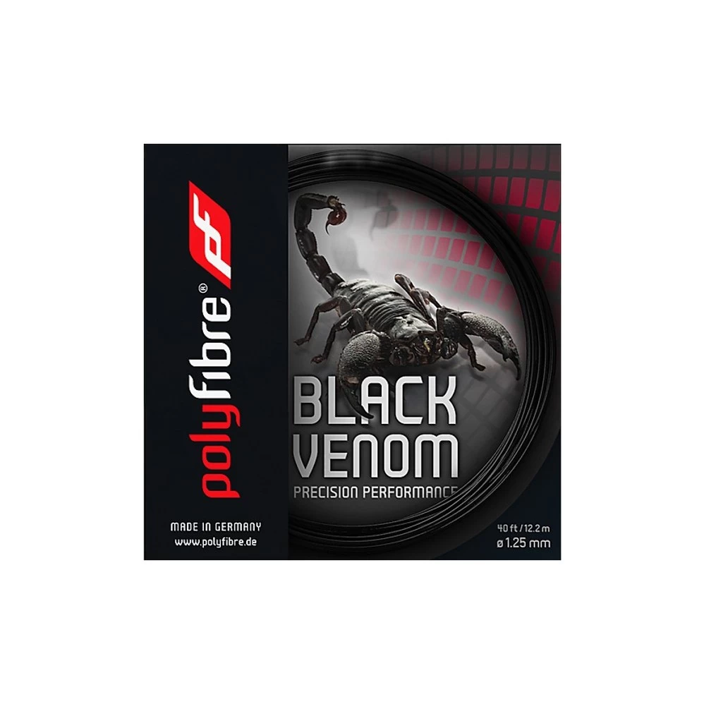 Cordage Polyfibre Black Venom 12m 2 Cordage Polyfibre Black Venom 12m