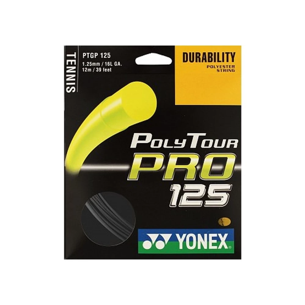 Cordage Yonex Poly Tour Pro Noir 12m 3 Cordage Yonex Poly Tour Pro Noir 12m