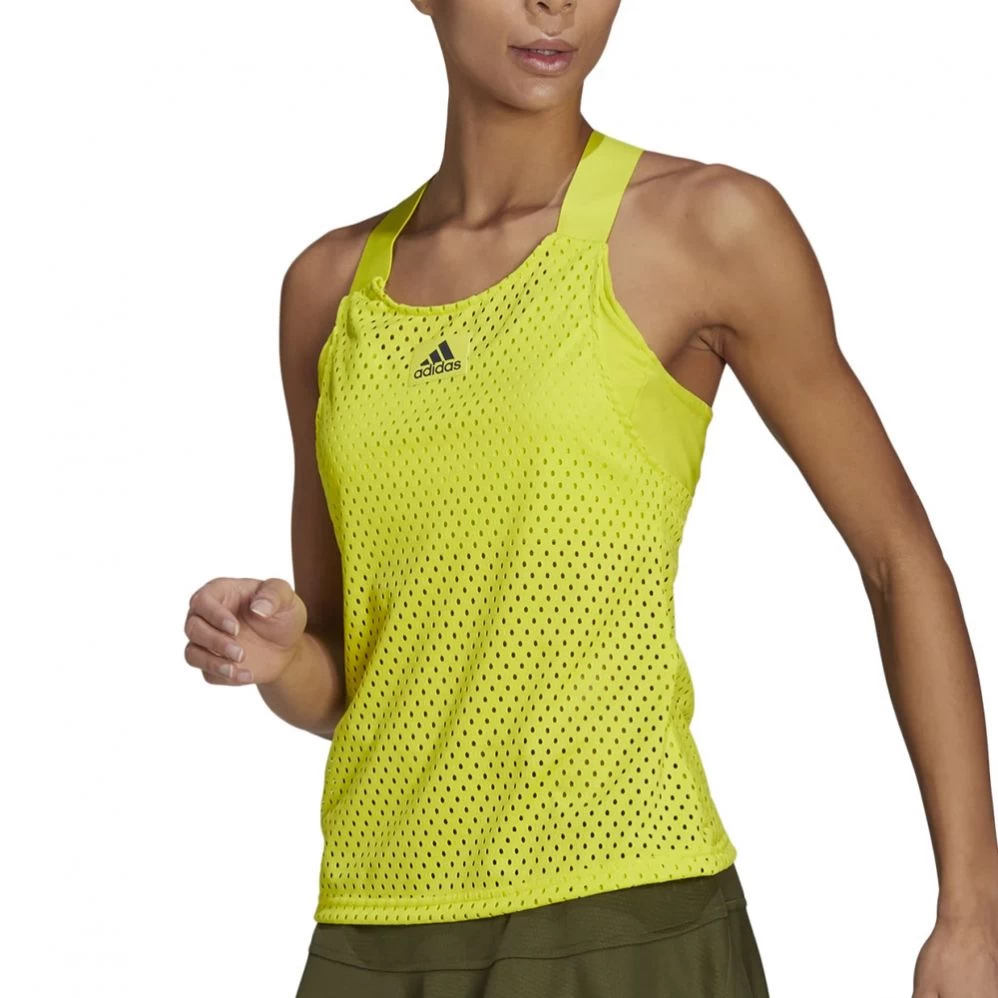 Débardeur Adidas Heat.Rdy Jaune Australian Open 2021 4 Débardeur Adidas Heat.Rdy Jaune Australian Open 2021 – Image 2