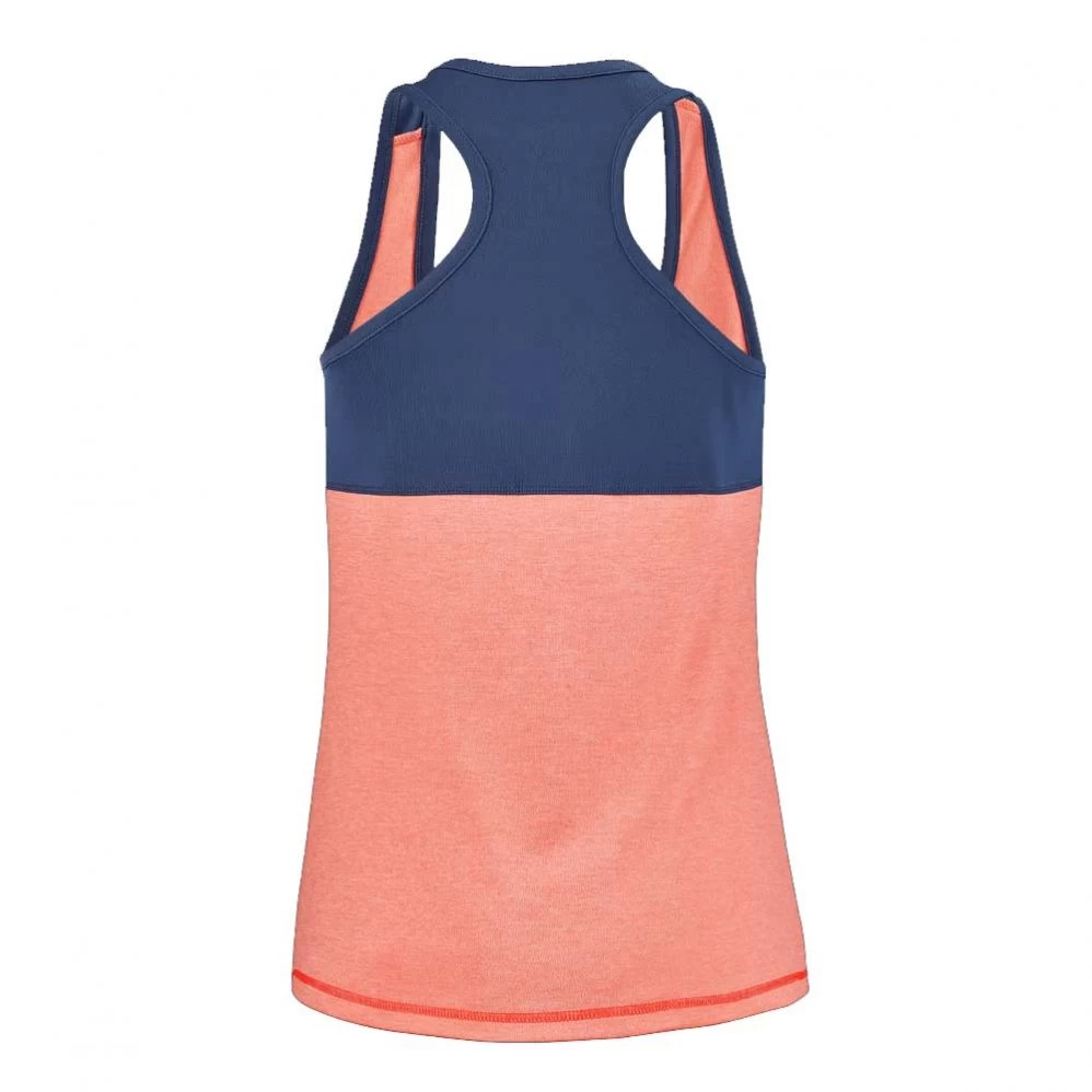 Débardeur Babolat Play Femme Corail / Bleu Marine 4 Débardeur Babolat Play Femme Corail / Bleu Marine – Image 2