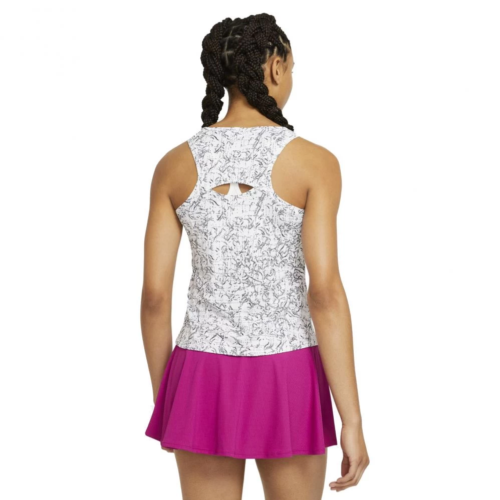 Débardeur Nike Court Femme Victory Print White 4 Débardeur Nike Court Femme Victory Print White – Image 2