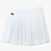 Jupe Plissée Lacoste Sport + Shorty Blanc 1 Jupe Plissée Lacoste Sport + Shorty Blanc -Équipement De Tennis jupe plissee lacoste sport shorty blanc