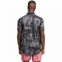 Polo Adidas Club Graph Gris -Équipement De Tennis polo adidas club graph gris 2