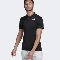 Polo Adidas FreeLift Noir 8 Polo Adidas FreeLift Noir -Équipement De Tennis polo adidas freelift noir 1