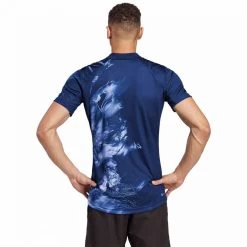 Polo Adidas Melbourne HEAD.RDY FreeLift Printed Bleu 9 Polo Adidas Melbourne HEAD.RDY FreeLift Printed Bleu -Équipement De Tennis polo adidas melbourne headrdy freelift printed bleu 2