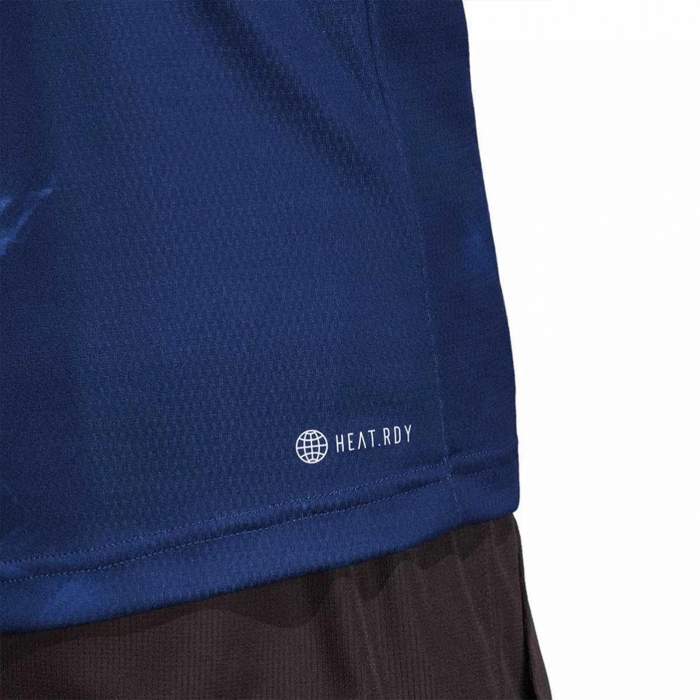 Polo Adidas Melbourne HEAD.RDY FreeLift Printed Bleu 7 Polo Adidas Melbourne HEAD.RDY FreeLift Printed Bleu – Image 5