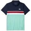 Polo Lacoste Sport Colorblock Bleu / Rouge / Vert -Équipement De Tennis polo lacoste sport colorblock bleu rouge vert
