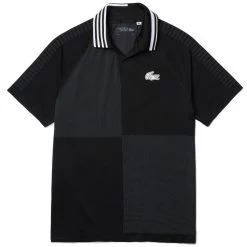 Polo Lacoste Sport Damier Noir