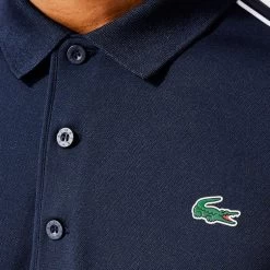 Polo Lacoste Sport Respirant Bleu Marine -Équipement De Tennis polo lacoste sport respirant bleu marine 2