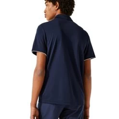 Polo Lacoste Sport Respirant Bleu Marine -Équipement De Tennis polo lacoste sport respirant bleu marine 3