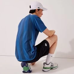 Polo Lacoste Sport Sans Couture Bleu -Équipement De Tennis polo lacoste sport sans couture bleu 2