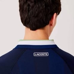 Polo Lacoste Sport Sans Couture Bleu Marine -Équipement De Tennis polo lacoste sport sans couture bleu marine 4