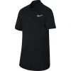 Polo Nike Advantage Junior Noir 1 Polo Nike Advantage Junior Noir -Équipement De Tennis polo nike advantage junior noir