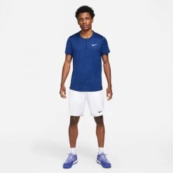 Polo Nike Court Dri-Fit Advantage Bleu -Équipement De Tennis polo nike court dri fit advantage bleu 3