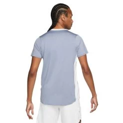 Polo Nike Court Dri-Fit Advantage Bleu Gris -Équipement De Tennis polo nike court dri fit advantage bleu gris 2