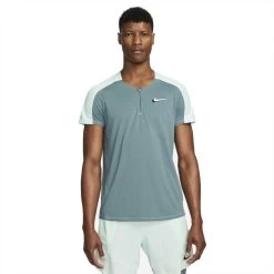 Polo Nike Court Dri-Fit Slam Bleu