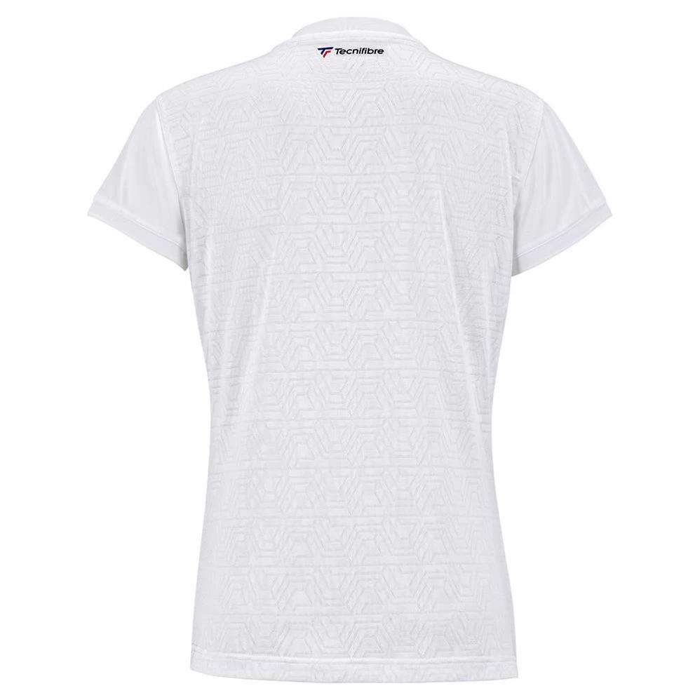 Polo Tecnifibre Team Mesh Femme Blanc 4 Polo Tecnifibre Team Mesh Femme Blanc – Image 2