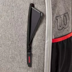 Sac à Dos Wilson Team Gris Chiné 13 Sac à Dos Wilson Team Gris Chiné -Équipement De Tennis sac a dos wilson team gris chine 5