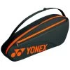 Sac De Tennis Yonex Team Noir / Orange 3 Raquettes -Équipement De Tennis sac de tennis yonex team noir orange 3 raquettes