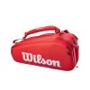 Sac Thermobag Wilson Super Tour 15R Rouge -Équipement De Tennis sac thermobag wilson super tour 15r rouge