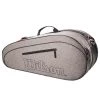 Sac Wilson Team 6R Gris Chiné -Équipement De Tennis sac wilson team 6r gris chine