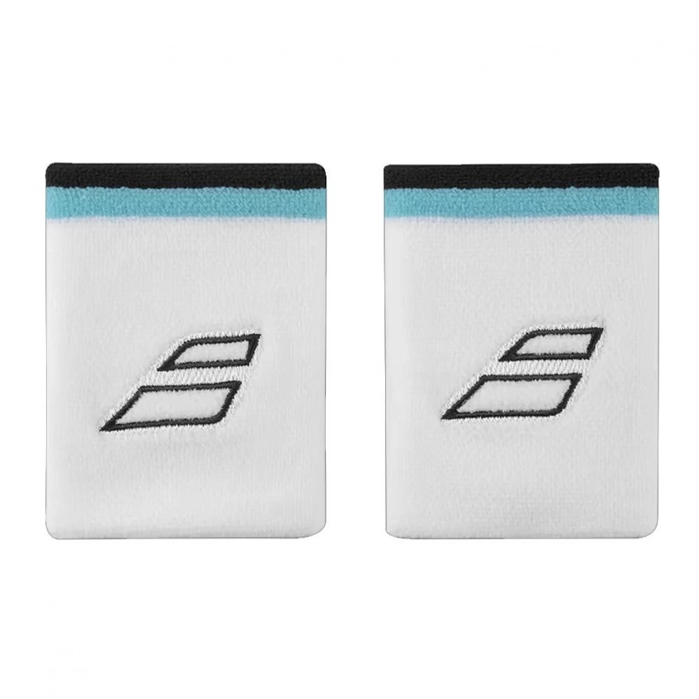 Serre-Poignets Babolat Terry Jumbo Blanc / Bleu 3 Serre-Poignets Babolat Terry Jumbo Blanc / Bleu
