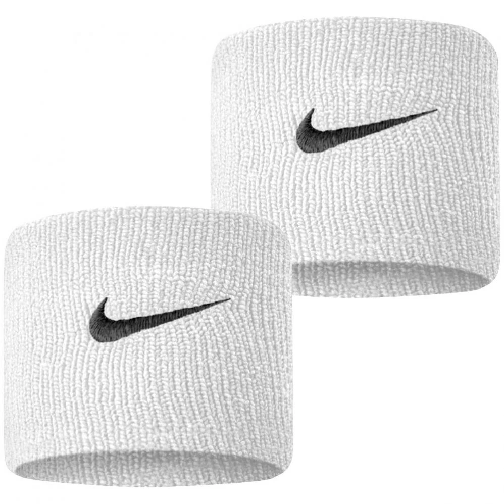 Serre-Poignets Nike Swoosh Blanc / Noir X 2 3 Serre-Poignets Nike Swoosh Blanc / Noir X 2