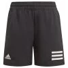 Short Adidas Junior Club 3 Stripes Noir -Équipement De Tennis short adidas junior club 3 stripes noir