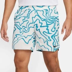 Short NikeCourt Dri-Fit Slam AO Printed Bleu 23cm