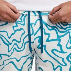 Short NikeCourt Dri-Fit Slam AO Printed Bleu 23cm -Équipement De Tennis short nikecourt dri fit slam ao printed bleu 23cm 4