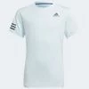 T-Shirt Adidas Junior Club 3 Stripes Bleu
