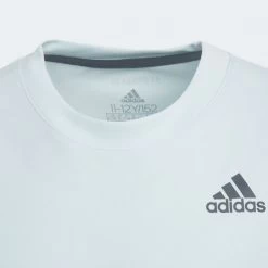 T-Shirt Adidas Junior Club 3 Stripes Bleu -Équipement De Tennis t shirt adidas junior club 3 stripes bleu 2
