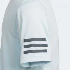 T-Shirt Adidas Junior Club 3 Stripes Bleu -Équipement De Tennis t shirt adidas junior club 3 stripes bleu 5