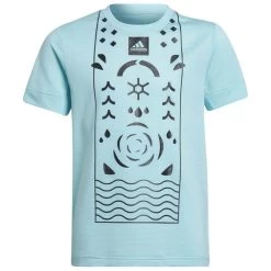 T-Shirt Adidas Junior Heat.Rdy Paris Bleu