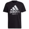 T-Shirt Adidas Tennis Graphic Noir