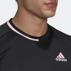 T-shirt Adidas US Series Noir 10 T-shirt Adidas US Series Noir -Équipement De Tennis t shirt adidas us series noir 3