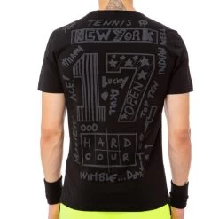 T-Shirt Hydrogen Graffiti Noir / Anthracite -Équipement De Tennis t shirt hydrogen graffiti noir anthracite 2