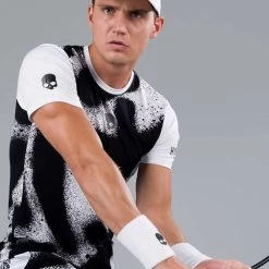 T-Shirt Hydrogen Spray Tech Blanc / Noir 7 T-Shirt Hydrogen Spray Tech Blanc / Noir -Équipement De Tennis t shirt hydrogen spray tech blanc noir 2