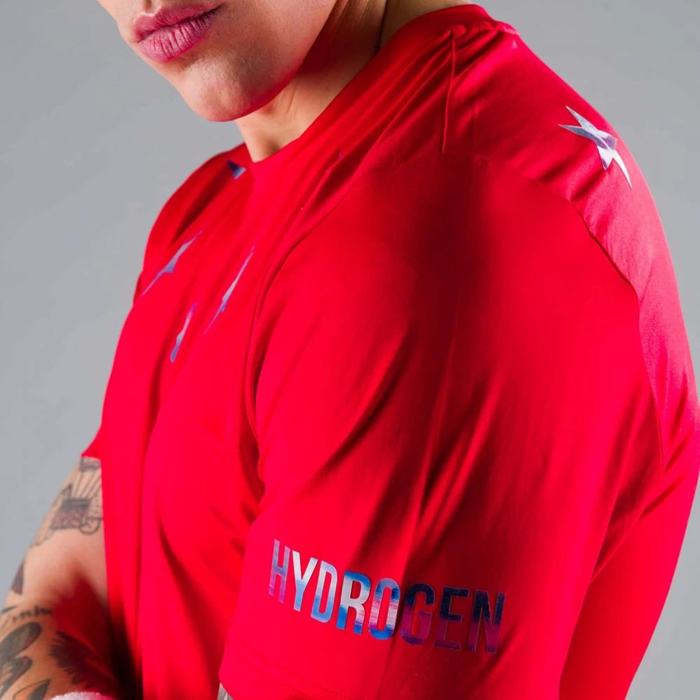 T-Shirt Hydrogen Star Tech Rouge / Bleu 6 T-Shirt Hydrogen Star Tech Rouge / Bleu – Image 4