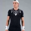 T-Shirt Hydrogen Tribal Tech Noir / Blanc -Équipement De Tennis t shirt hydrogen tribal tech noir blanc