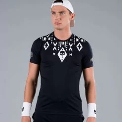 T-Shirt Hydrogen Tribal Tech Noir / Blanc