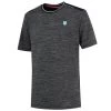 T-Shirt K-Swiss Hypercourt Tee Melange Noir 1 T-Shirt K-Swiss Hypercourt Tee Melange Noir -Équipement De Tennis t shirt k swiss hypercourt tee melange noir