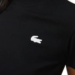 T-Shirt Lacoste Sport Femme Jersey Noir -Équipement De Tennis t shirt lacoste sport femme jersey noir 3