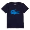 T-Shirt Lacoste Sport Junior Bleu Marine -Équipement De Tennis t shirt lacoste sport junior bleu marine