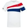 T-Shirt Le Coq Sportif Junior Blanc / Tricolore Paris -Équipement De Tennis t shirt le coq sportif junior blanc tricolore paris
